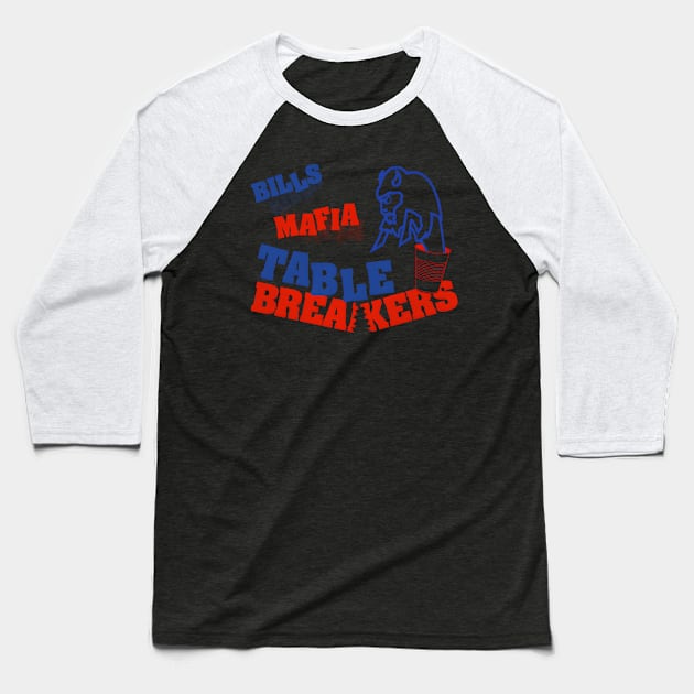 Mafia Table Breakers Baseball T-Shirt by linenativ